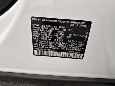 2026 Volkswagen Atlas Cross Sport 2.0T SE