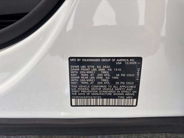 2026 Volkswagen Atlas Cross Sport 2.0T SEL Premium R-Line