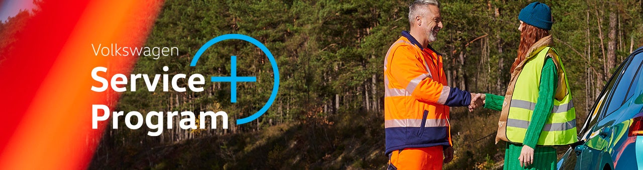 VW Serice Plus Program Hero Image (Desktop Version) | Everett Volkswagen of Rogers in Rogers AR