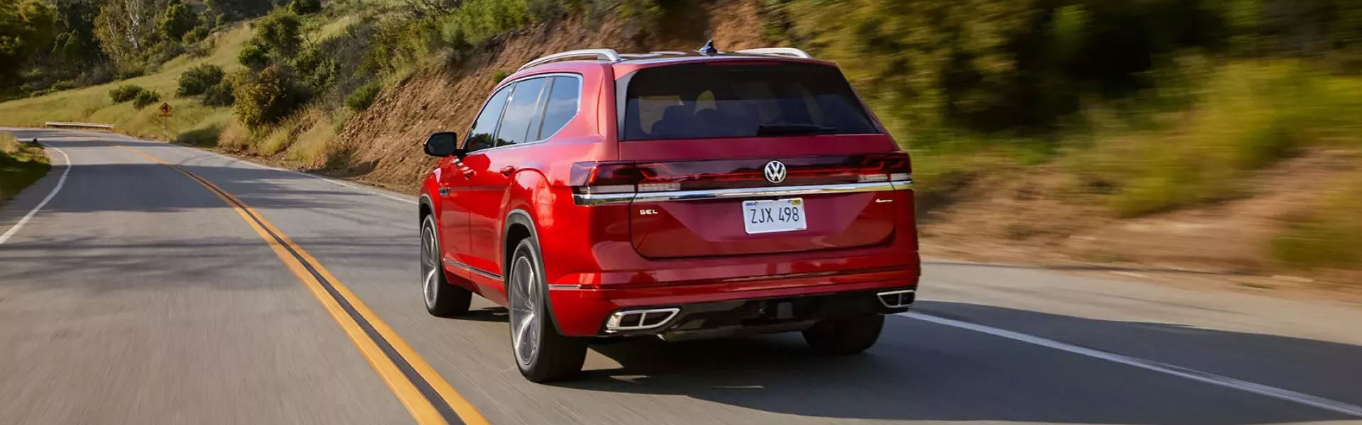 A close up of the infotainment system on the 2026 Volkswagen Atlas in Rogers, AR